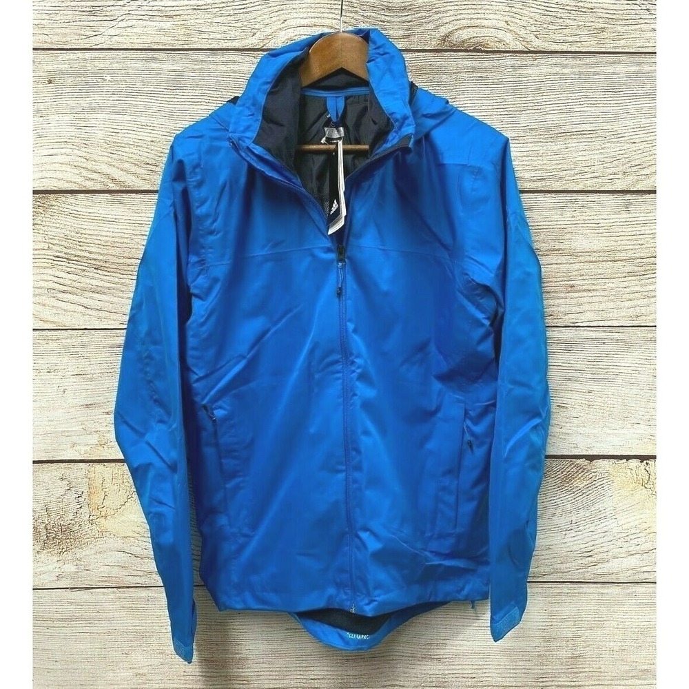 Adidas Outdoor Jacket Mens Size Small Wandertag J Sol Waterproof Jacket New